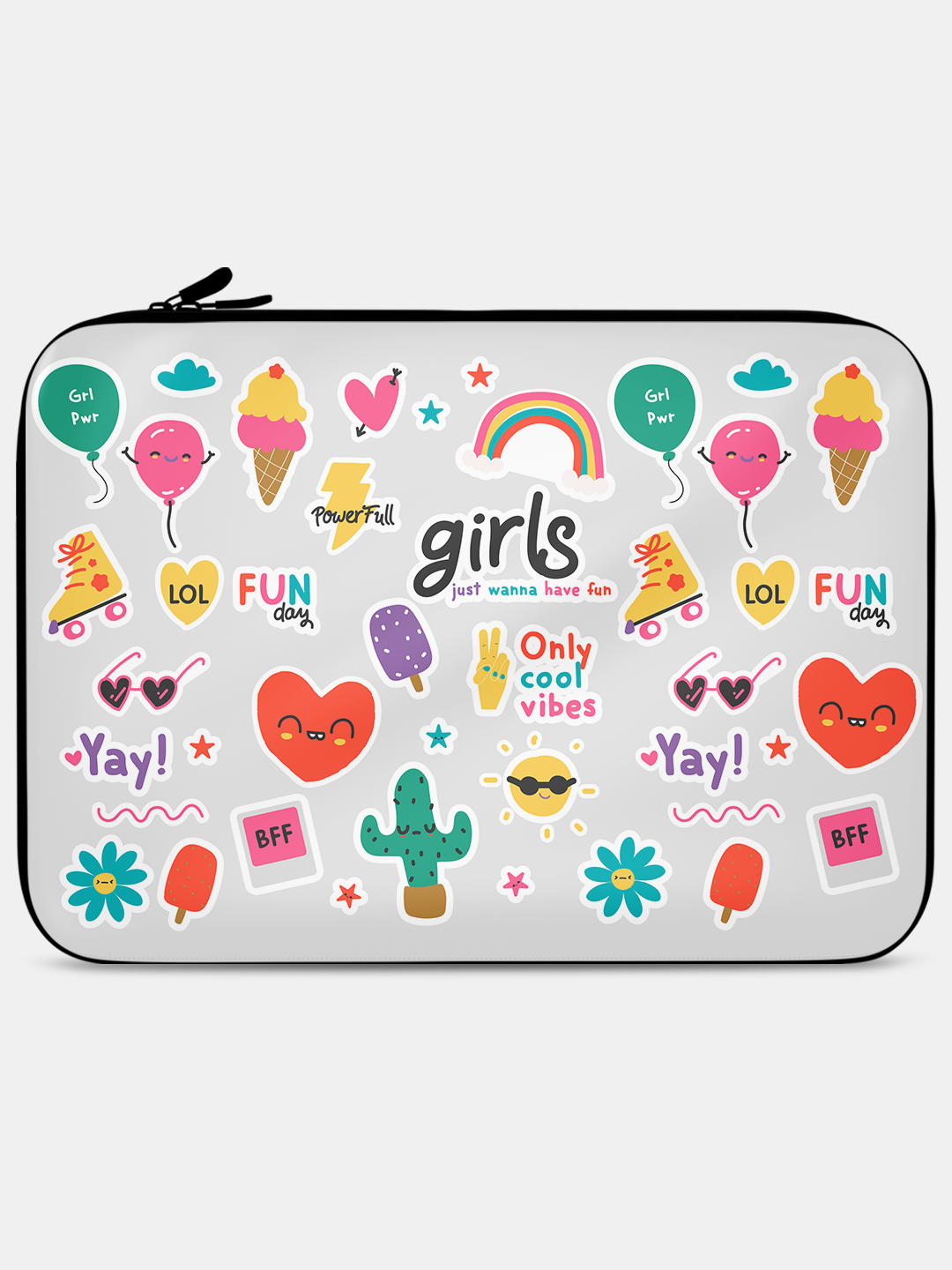 Girls Just Wanna Have Fun Laptop Sleeve