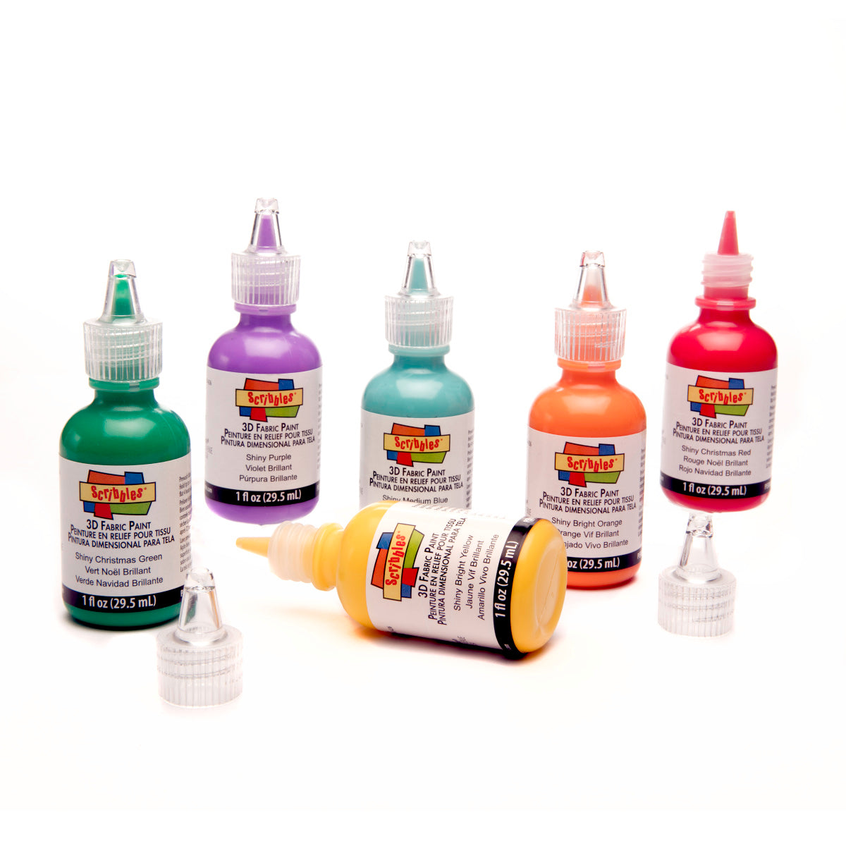 Scribbles® Glitter 3D Fabric Paint