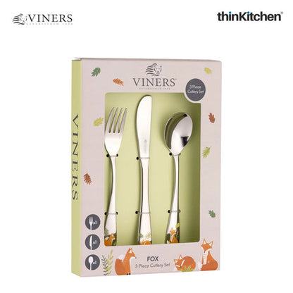 FOX 3 PC KIDS CUTLERY SET GIFTBOX