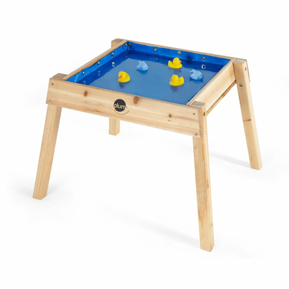 PLUM BUILD AND SPLASH WOODEN SAND AND WATER TABLE (NATURAL)