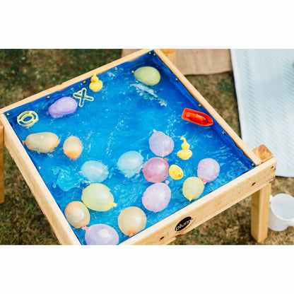 PLUM BUILD AND SPLASH WOODEN SAND AND WATER TABLE (NATURAL)