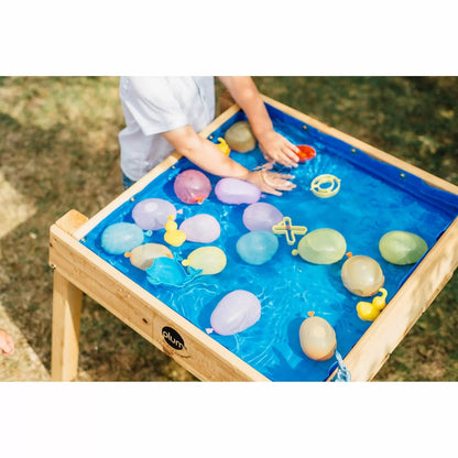 PLUM BUILD AND SPLASH WOODEN SAND AND WATER TABLE (NATURAL)