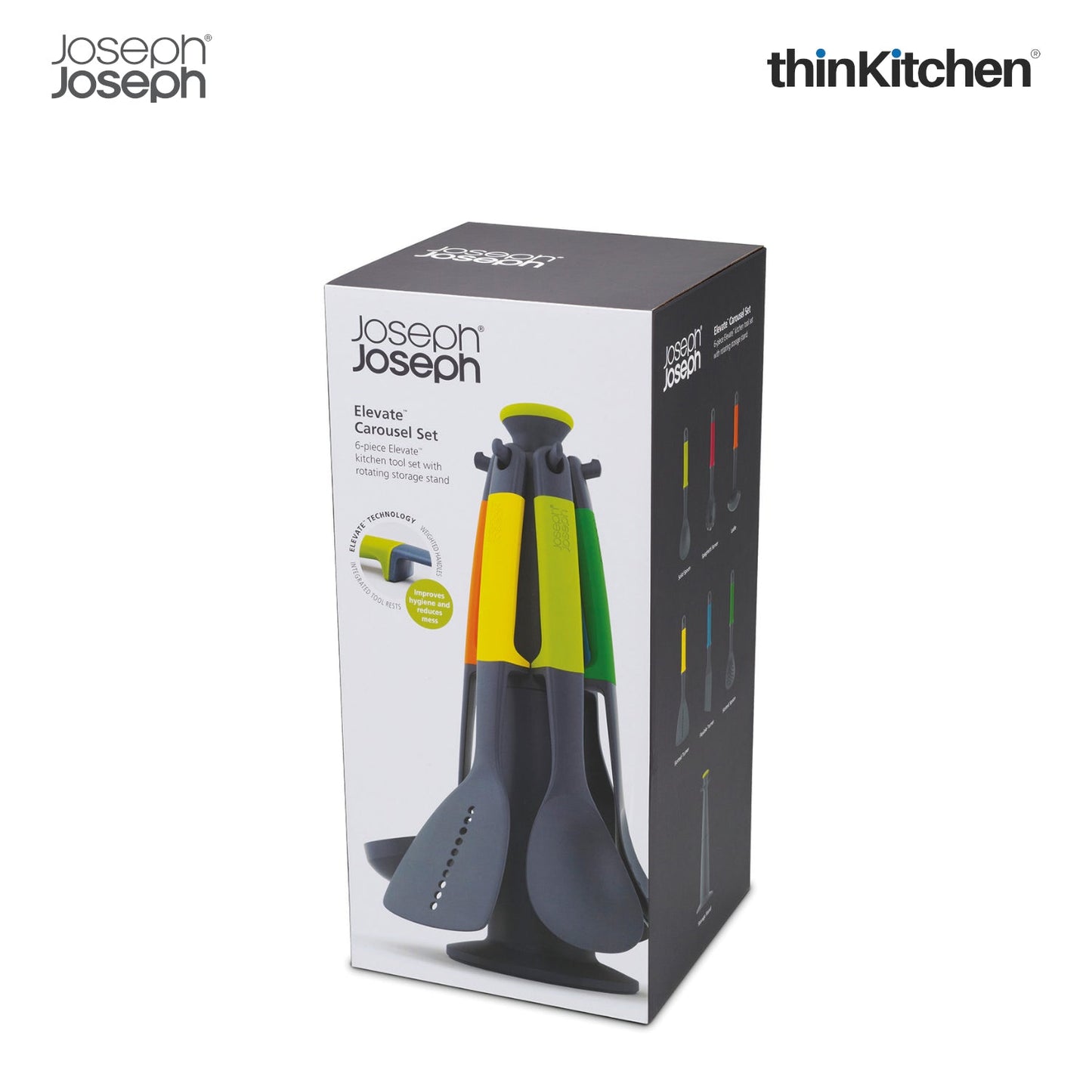 thinKitchen™ Joseph Joseph Elevate Carousel 6-piece Utensil Set - Multicolour