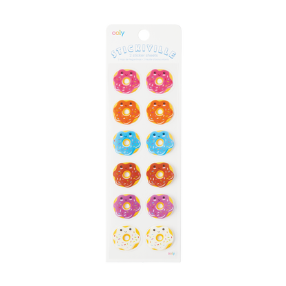 Stickiville Stickers: Happy Donuts - Skinny (2 Sheets)