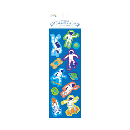 Stickiville Stickers: Astronauts - Skinny (2 Sheets)