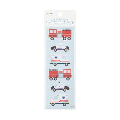 Stickiville Stickers: Helping Vehicles - Skinny (2 Sheets)