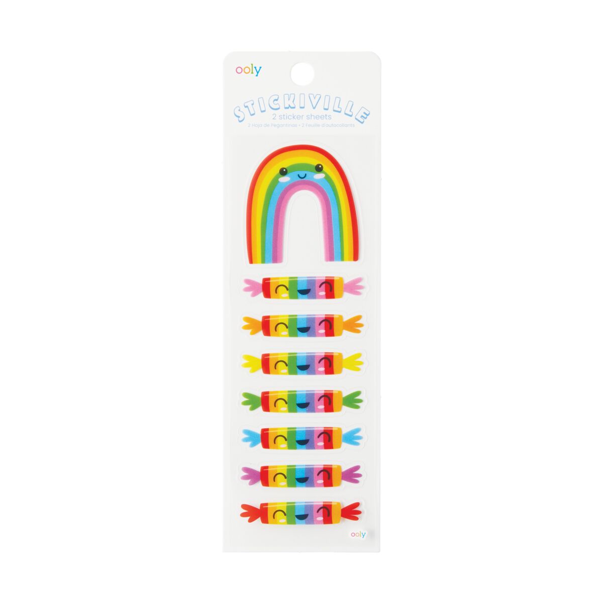 Stickiville Stickers: Rainbow Candies - Skinny (2 Sheets)