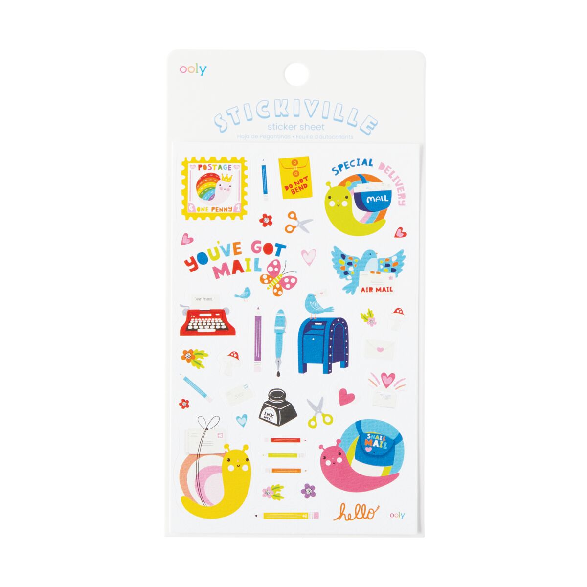 Stickiville Stickers: Snail Mail - Standard (1 Sheet)