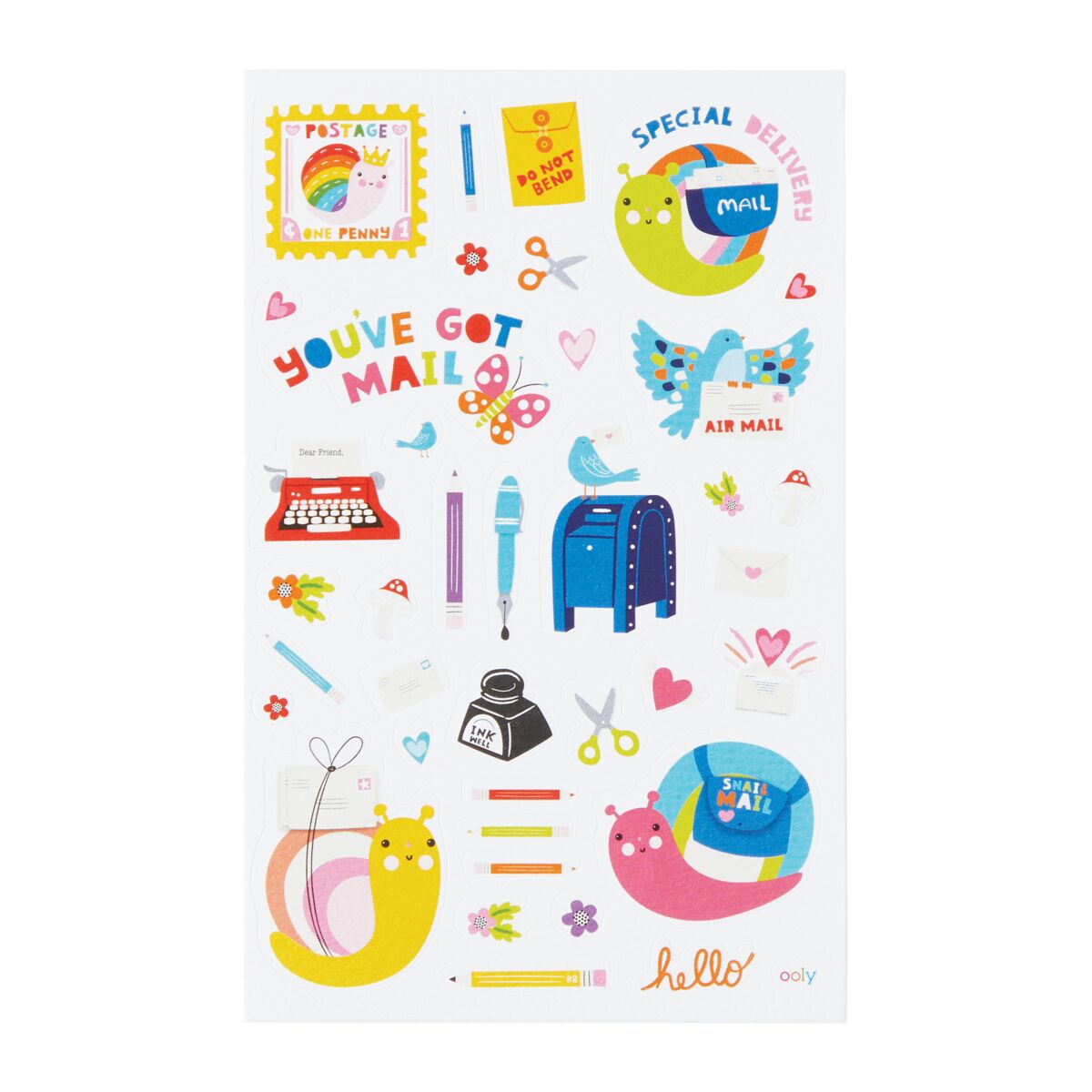 Stickiville Stickers: Snail Mail - Standard (1 Sheet)