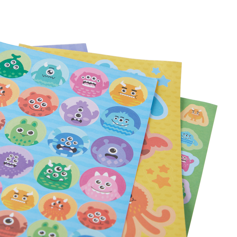 Stickiville Stickers: Monsters - Book (10 Sheets)