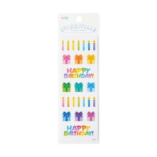 Stickiville Stickers: Candles & Gifts - Skinny (2 Sheets)