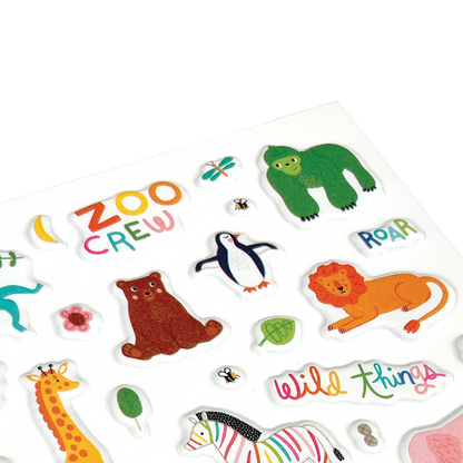 Stickiville Stickers: Zoo Crew - Standard (1 Sheet)