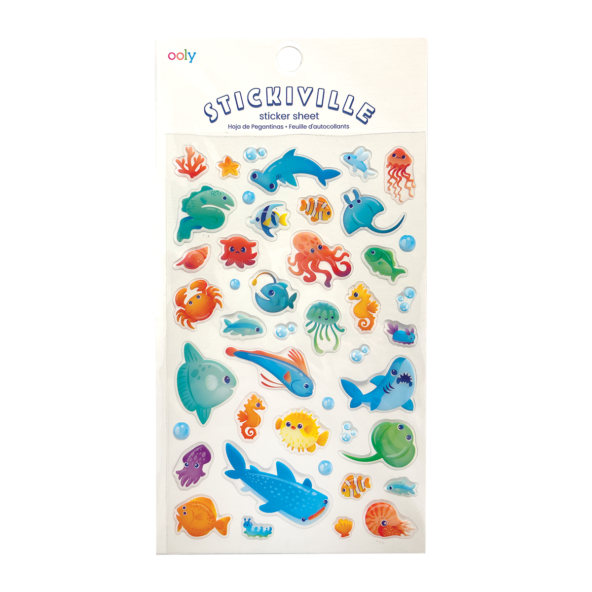 Stickiville Stickers: Blue Ocean - Standard (1 Sheet)