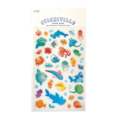 Stickiville Stickers: Blue Ocean - Standard (1 Sheet)