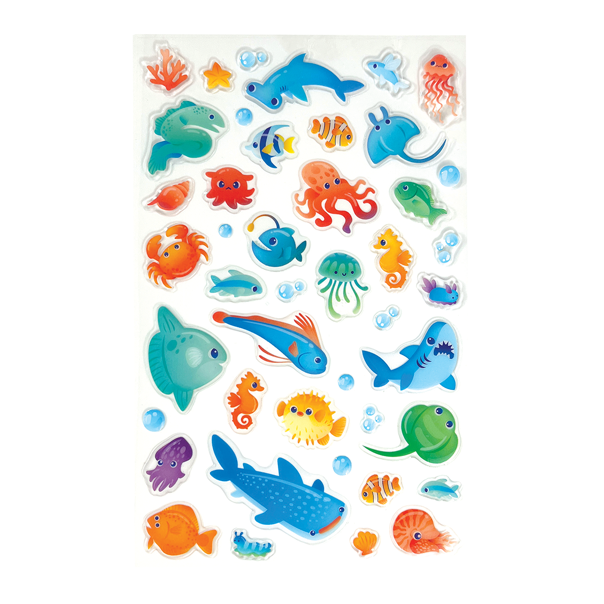 Stickiville Stickers: Blue Ocean - Standard (1 Sheet)