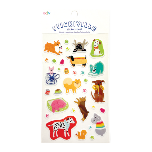 Stickiville Stickers: Quirky Dogs - Standard (1 Sheet)