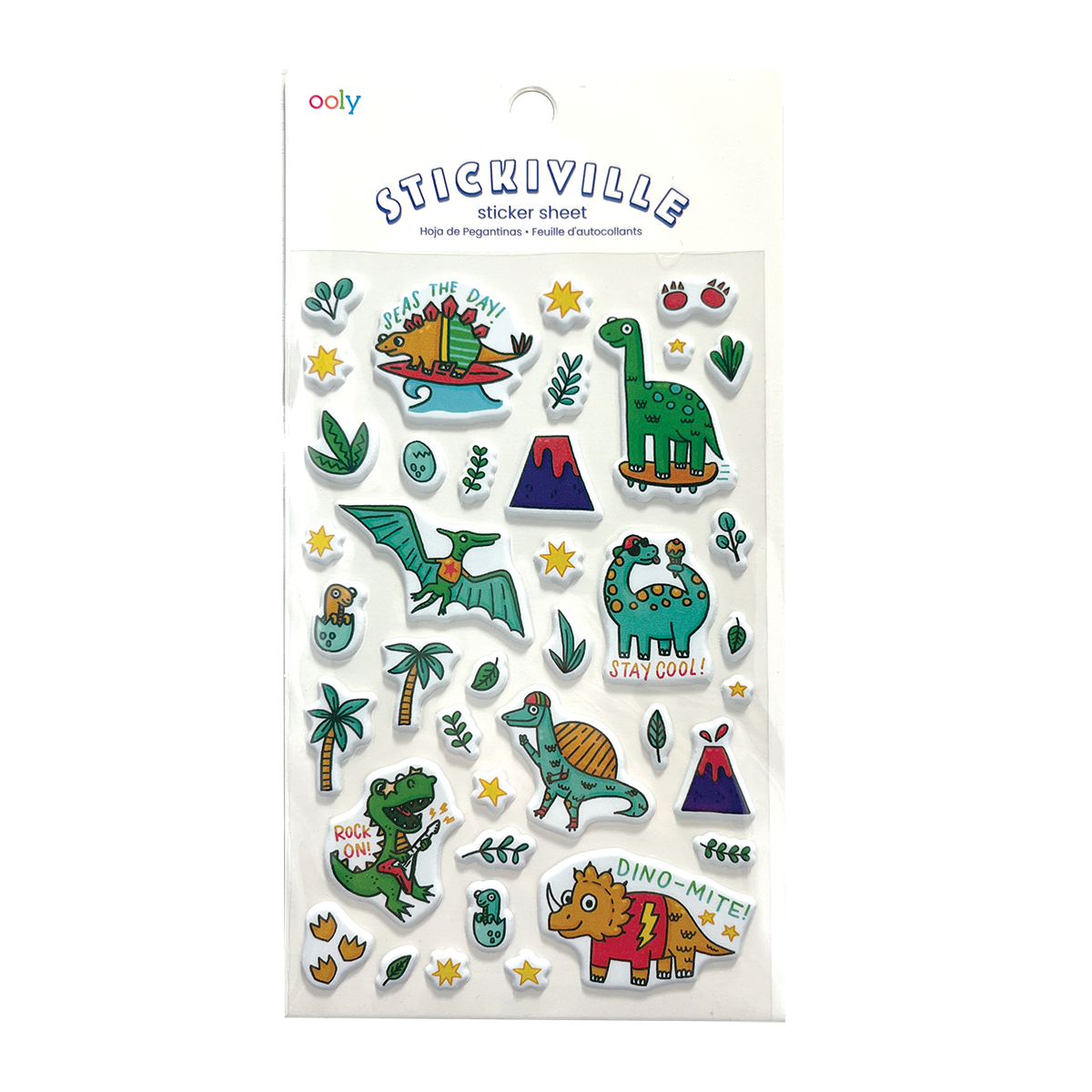 Stickiville Stickers: Dino-Mite! - Standard (1 Sheet)