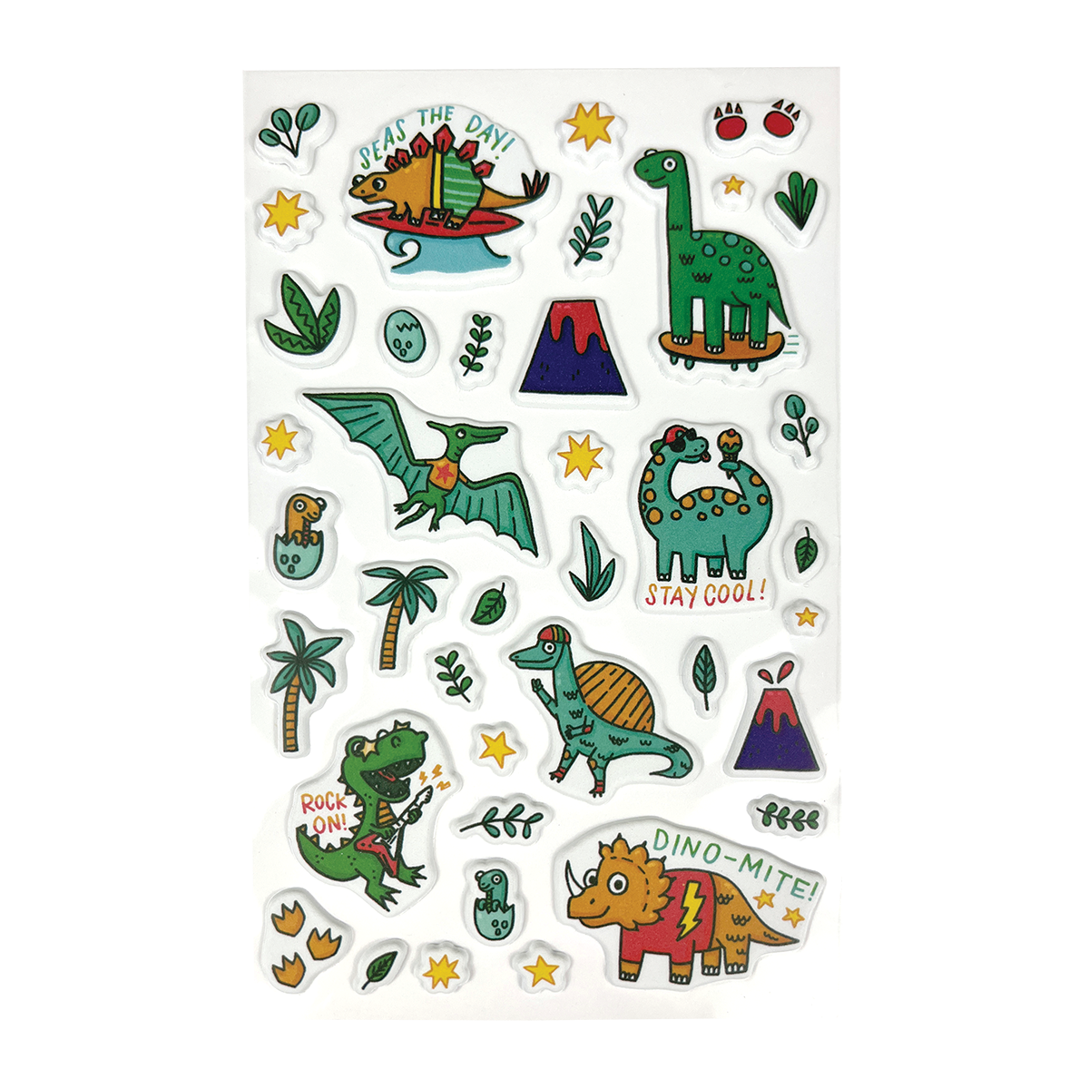 Stickiville Stickers: Dino-Mite! - Standard (1 Sheet)