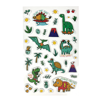 Stickiville Stickers: Dino-Mite! - Standard (1 Sheet)