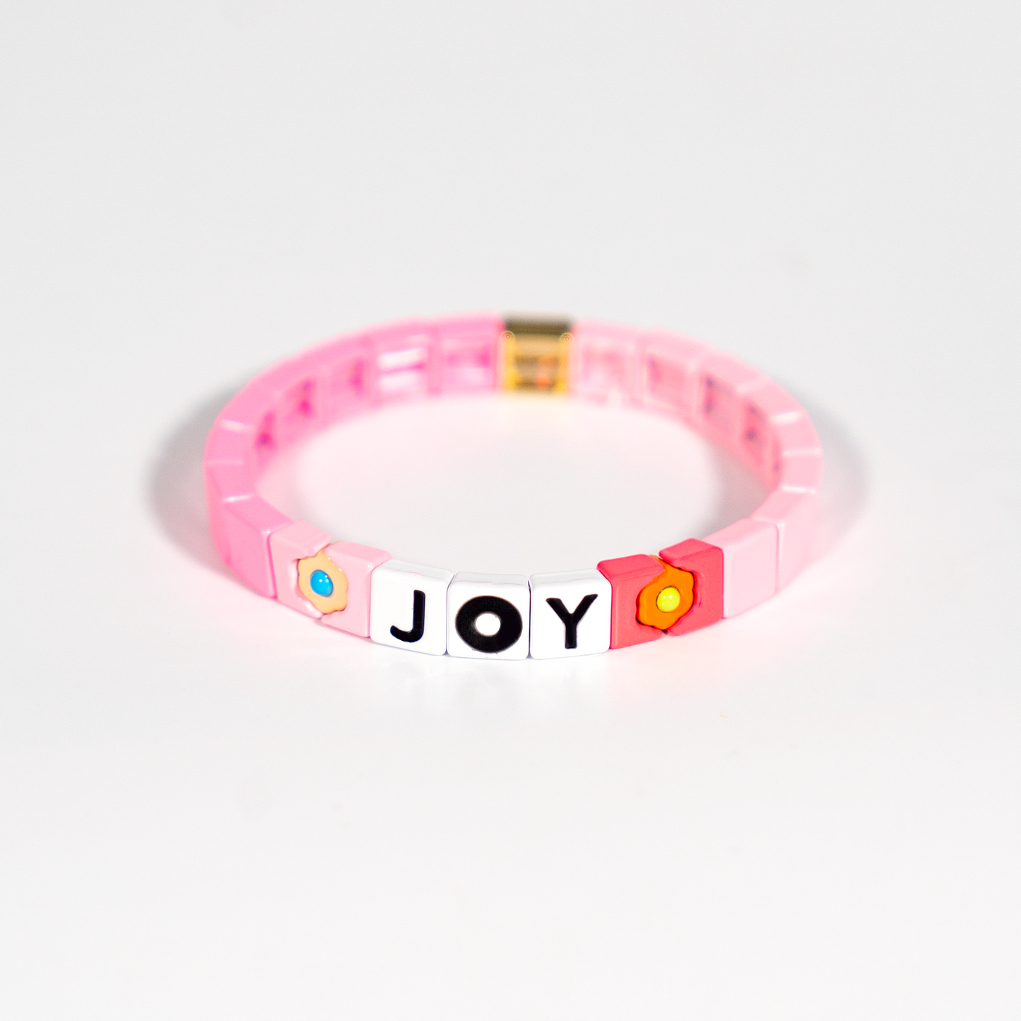 JOY Enamel Bracelet | Pop Pink & Yellow | LIMITED EDITION