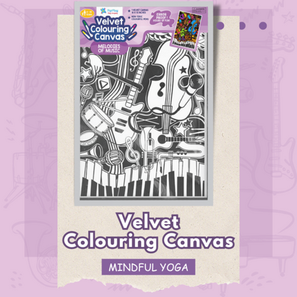 PEPPLAY VELVET COLOURING POSTERS - MELODIES OF MUSIC