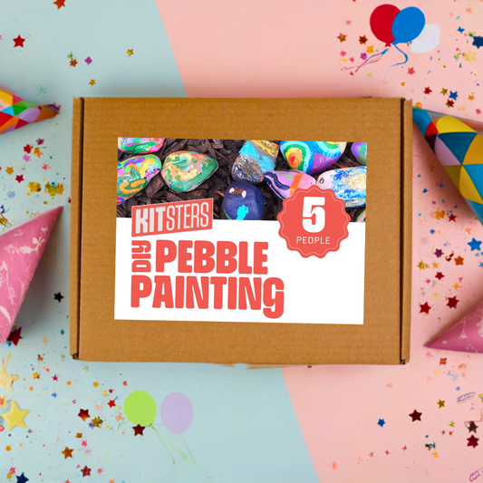 DIY Pebble Painting Box (5 people)