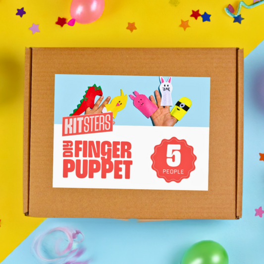 DIY Finger Puppet Box (5 people)