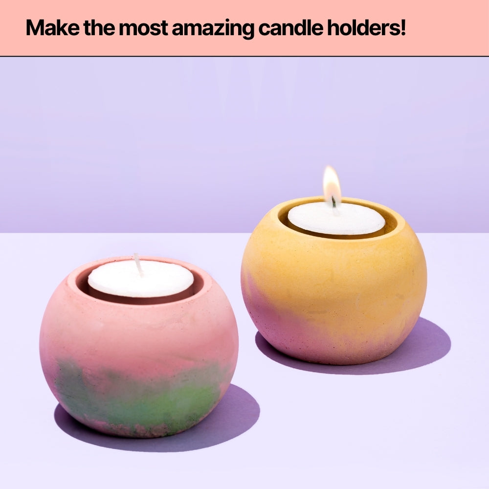 DIY Cement Candle Holder Kit