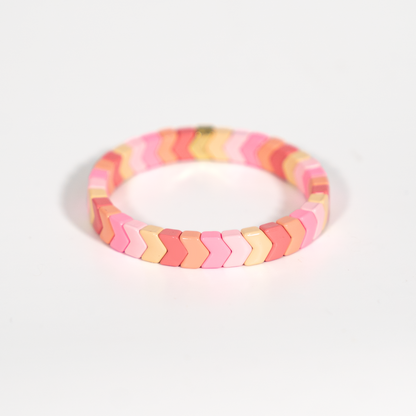 Amazonia Enamel Bracelet | Shades of Pink