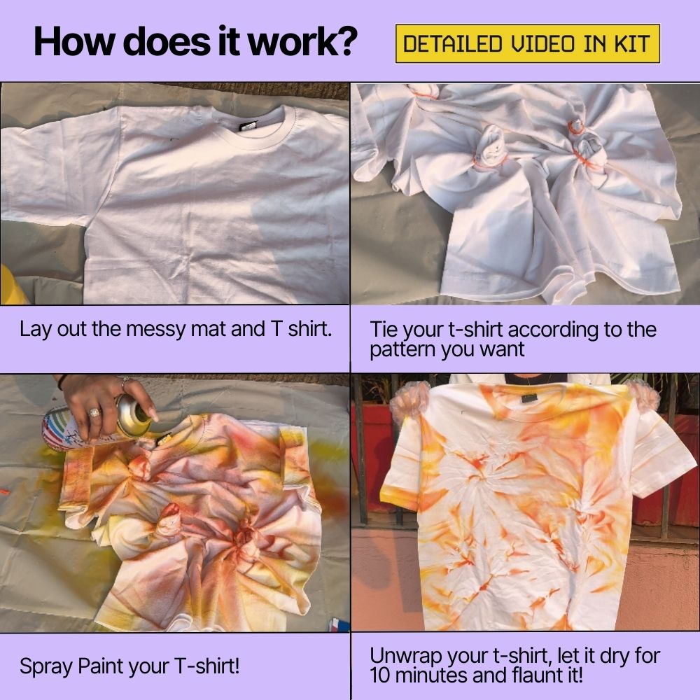 DIY T-shirt Spray Painting Kit