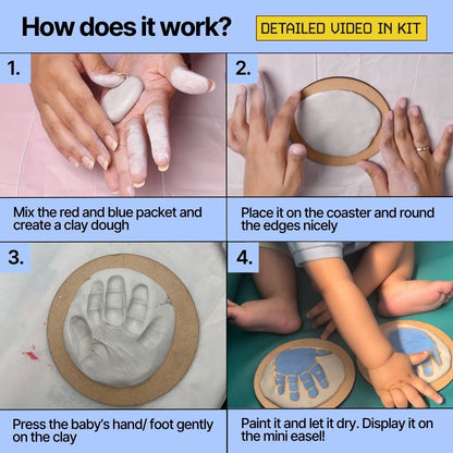 DIY Baby Hand Printing Kit