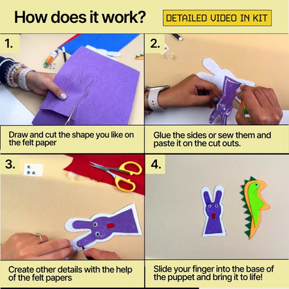 DIY Finger Puppet Kit