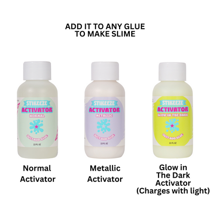 Activator Bundle 70ML | Set of 3 | Make 3 Types of Slime