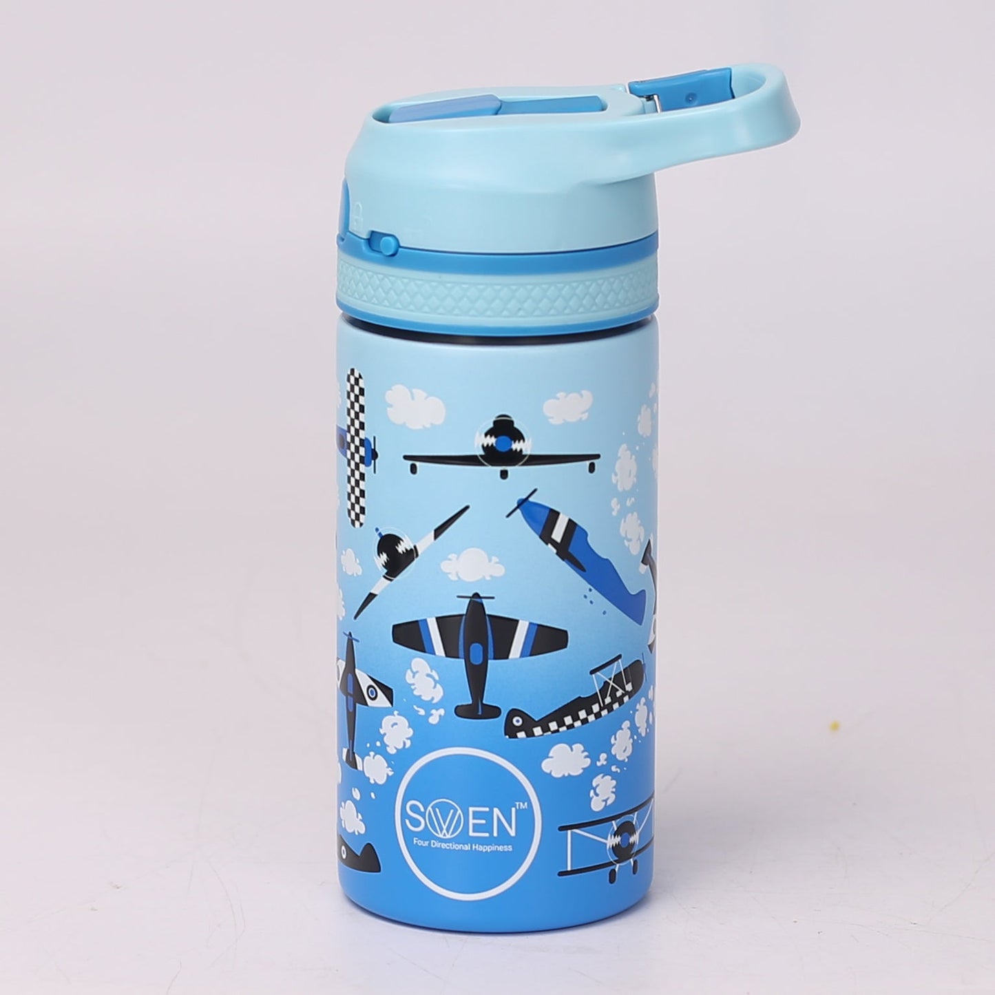 Insulated Stainless Blue Color Steel Bottle - 320 ml