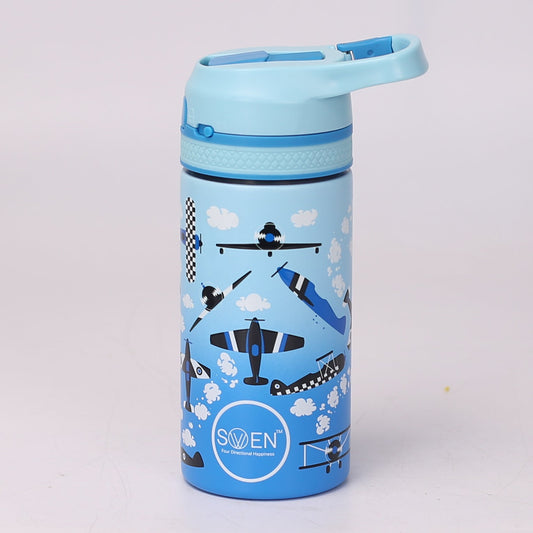 Insulated Stainless Blue Color Steel Bottle - 320 ml