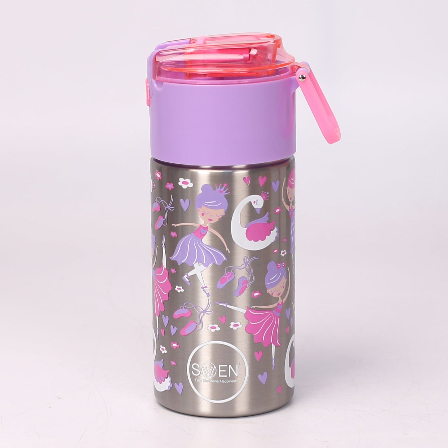 Insulated Stainless Purple Color Steel Bottle - 380 ml