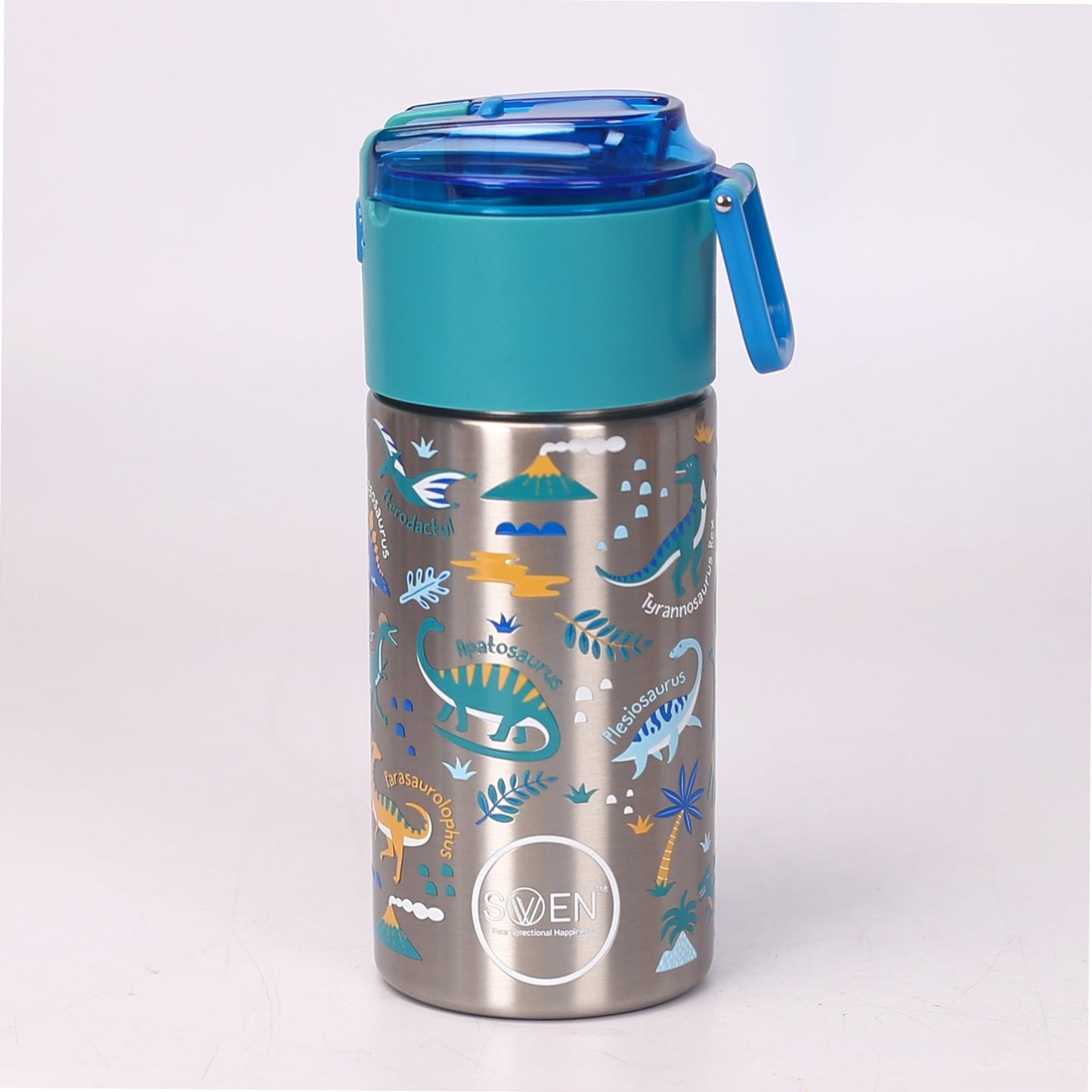 Insulated Stainless Blue color Steel Bottle - 380 ml