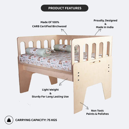 SWEN wooden CoBed/Cosleeping bassinets QUINN