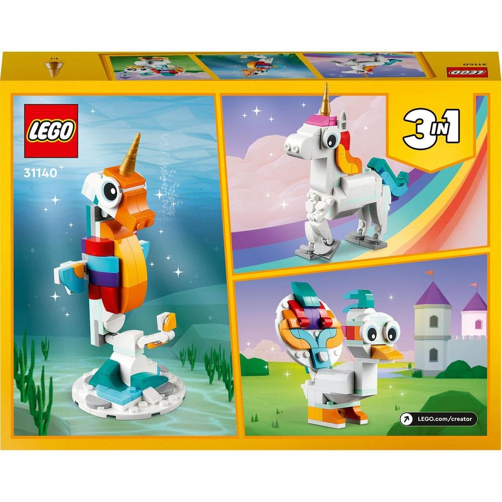 LEGO Creator Magical Unicorn Building Toy Set