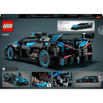 LEGO Technic Bugatti Bolide Agile Blue 42162 Building Toy Set (905 Pieces) | 9 + Years