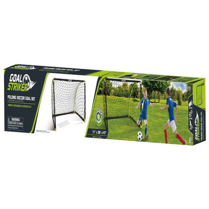 Folding Soccer Goal Set