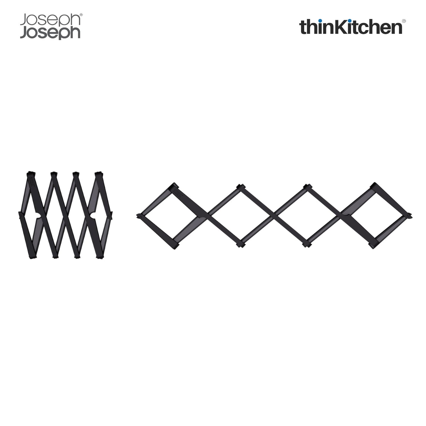 thinKitchen™ Joseph Joseph Stretch Expandable Trivet - Black