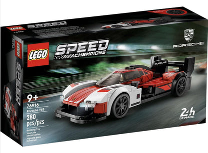 LEGO Speed Champion Porsche 963 Building Toy Set (280 Pieces) | 9 Years +