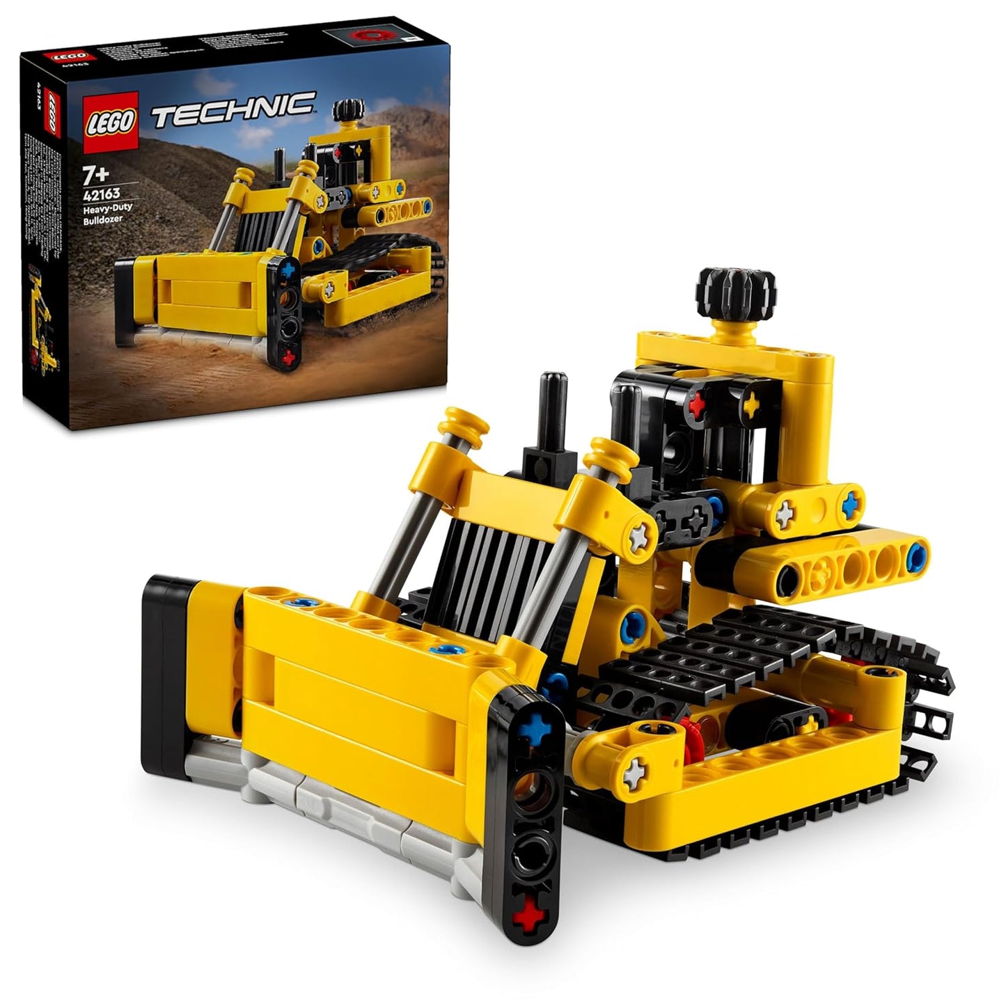 LEGO Technic Heavy-Duty Bulldozer Set 42163 (195 Pieces) | 7+ Years