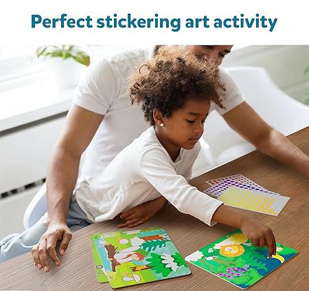 Dot it! - Wild, Farm & Underwater Animal| No mess sticker art (ages 3-7)