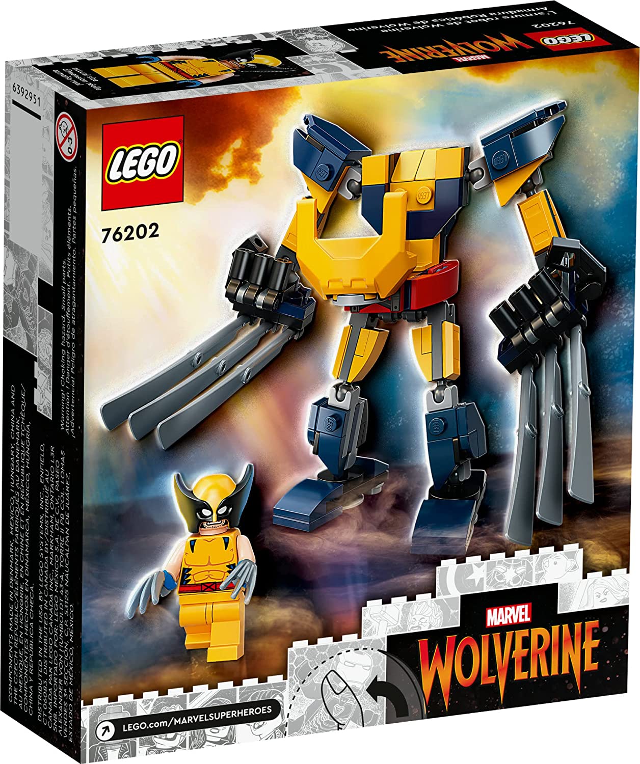 LEGO Marvel Wolverine Mech Armor Building Kit