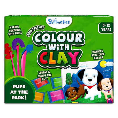 Colour With Clay - Pups at the Park