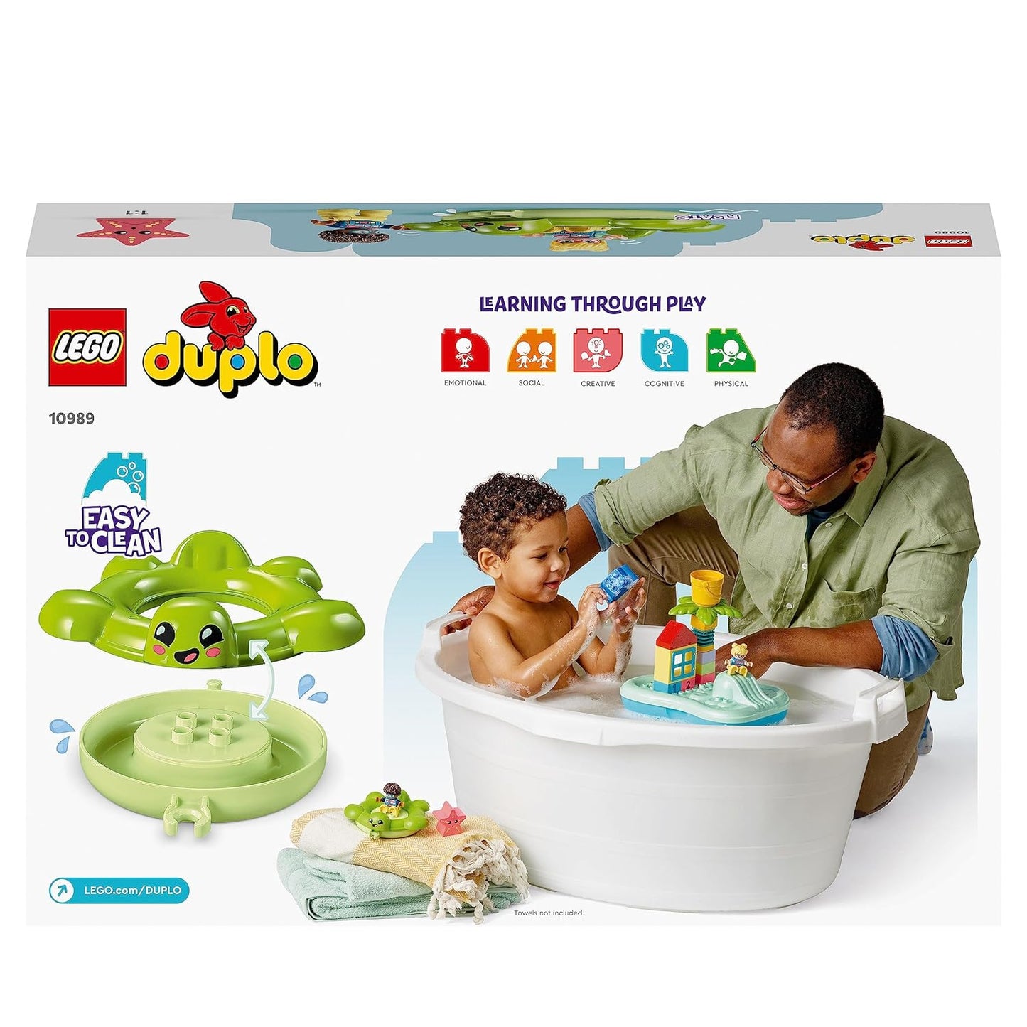 LEGO DUPLO Town Water Park 10989 Building Toy Set (19 Pieces) | 2 Years +