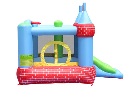 Happy Hop Castle Bouncer With Farmyard Ball Pit