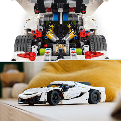 LEGO Technic Koenigsegg Jesko Absolut White Hypercar 42184 Building Blocks |  10+ Years